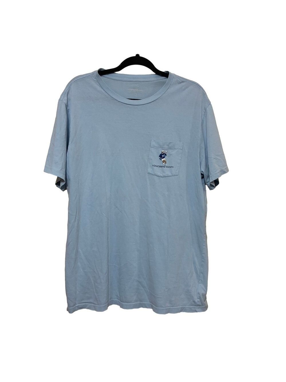 Vineyard Vines Lacrosse Tee Men’s L Blue Whale Graphic Short Sleeve T-Shirt